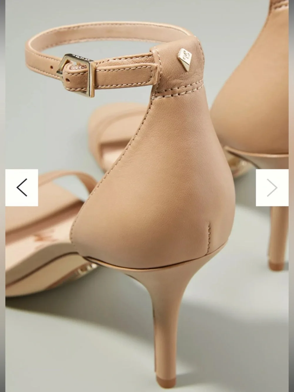 NWOB Nude Ankle-Strap Stiletto Sandal - Heel - Picture 4 of 11